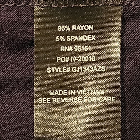 Gypsies & Moondust Black Metallic Print Camisole Top Size Small - Picture 7 of 8